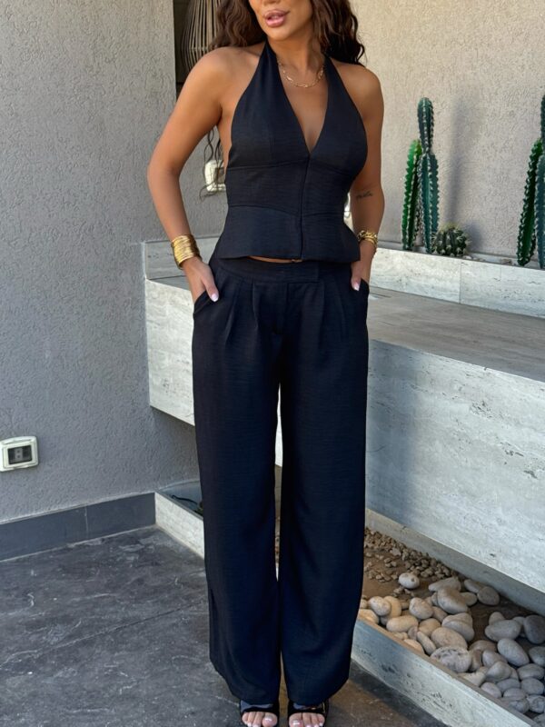 TIE BACK LINEN SET - Image 4