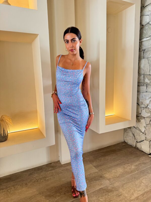 FLORAL OPEN BACK DRESS - Image 3
